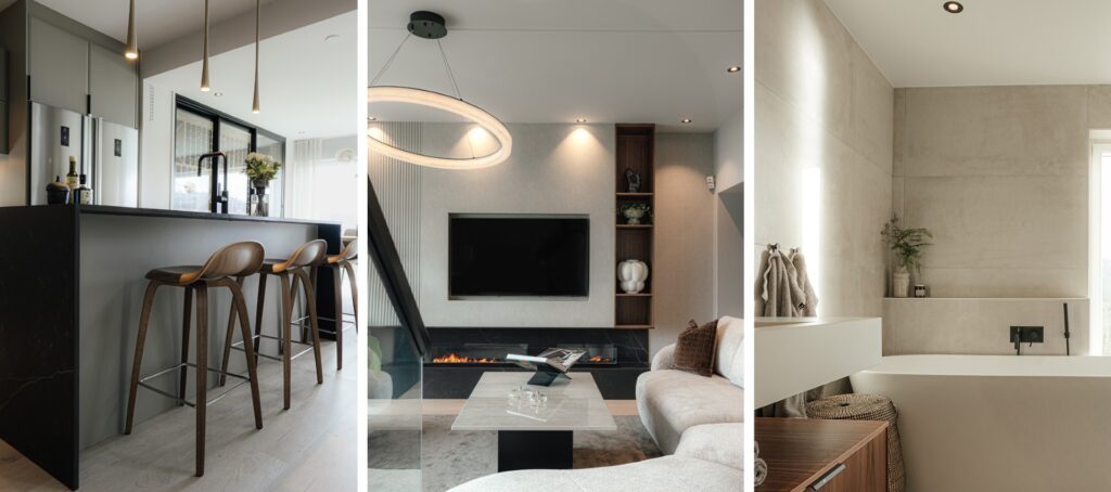 Exklusiv inredning för privat villa: Tidlöst, stilrent och ombonat